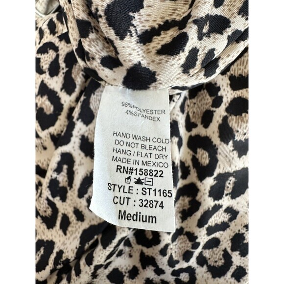 Fashion Nova leopard Animal Print long Maxi skirt M Column skirt - Picture 3 of 6